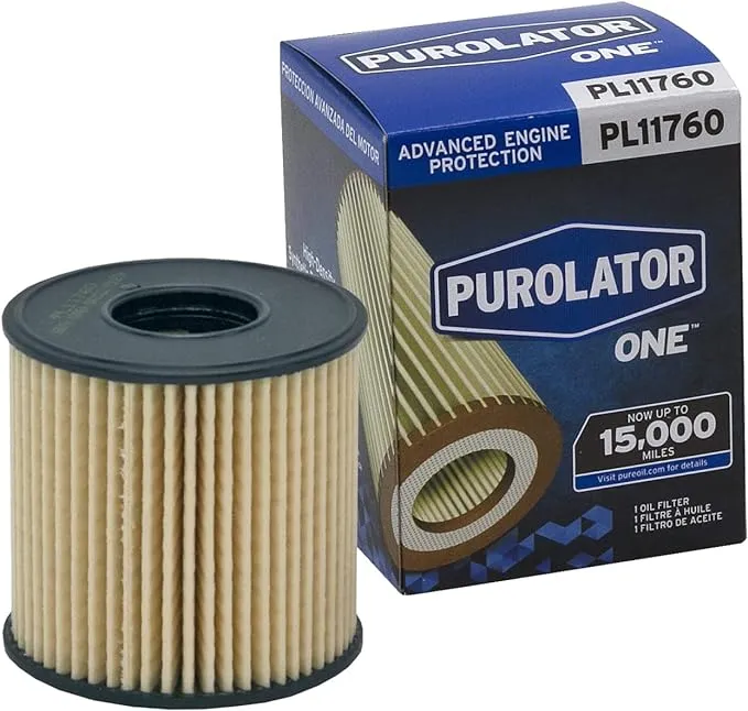 Purolator PL11760 PurolatorONE Advanced Engine Protection Cartridge Oil Filter Compatible With Select Hyundai Elantra, Kona, Sonata