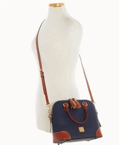 Dooney & Bourke Handbag, Pebble Grain Domed Satchel