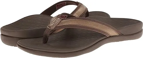 Vionic Women's Tide II Thong Comfort Sandal, Black, 11