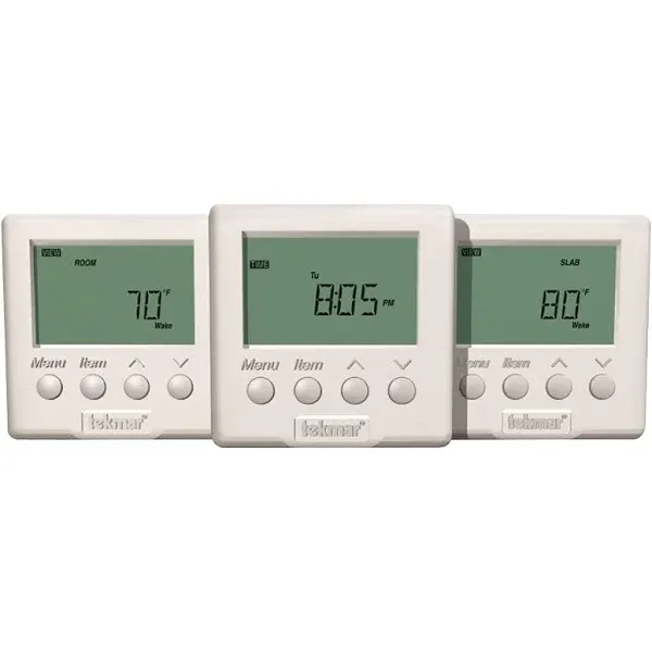 Tekmar 521 Two Heat or Heat-Cool Programmable Thermostat