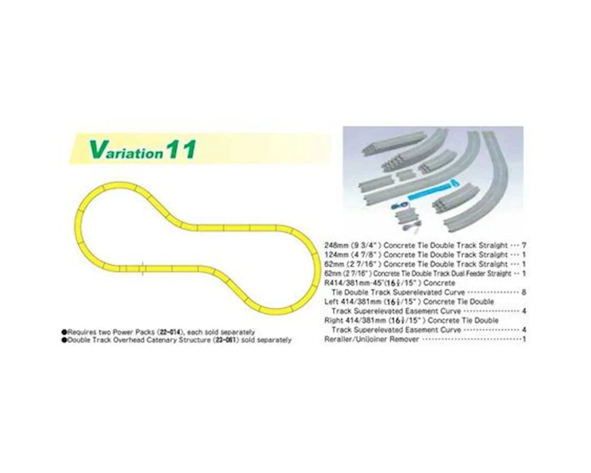 Kato N V11 Double Track Set