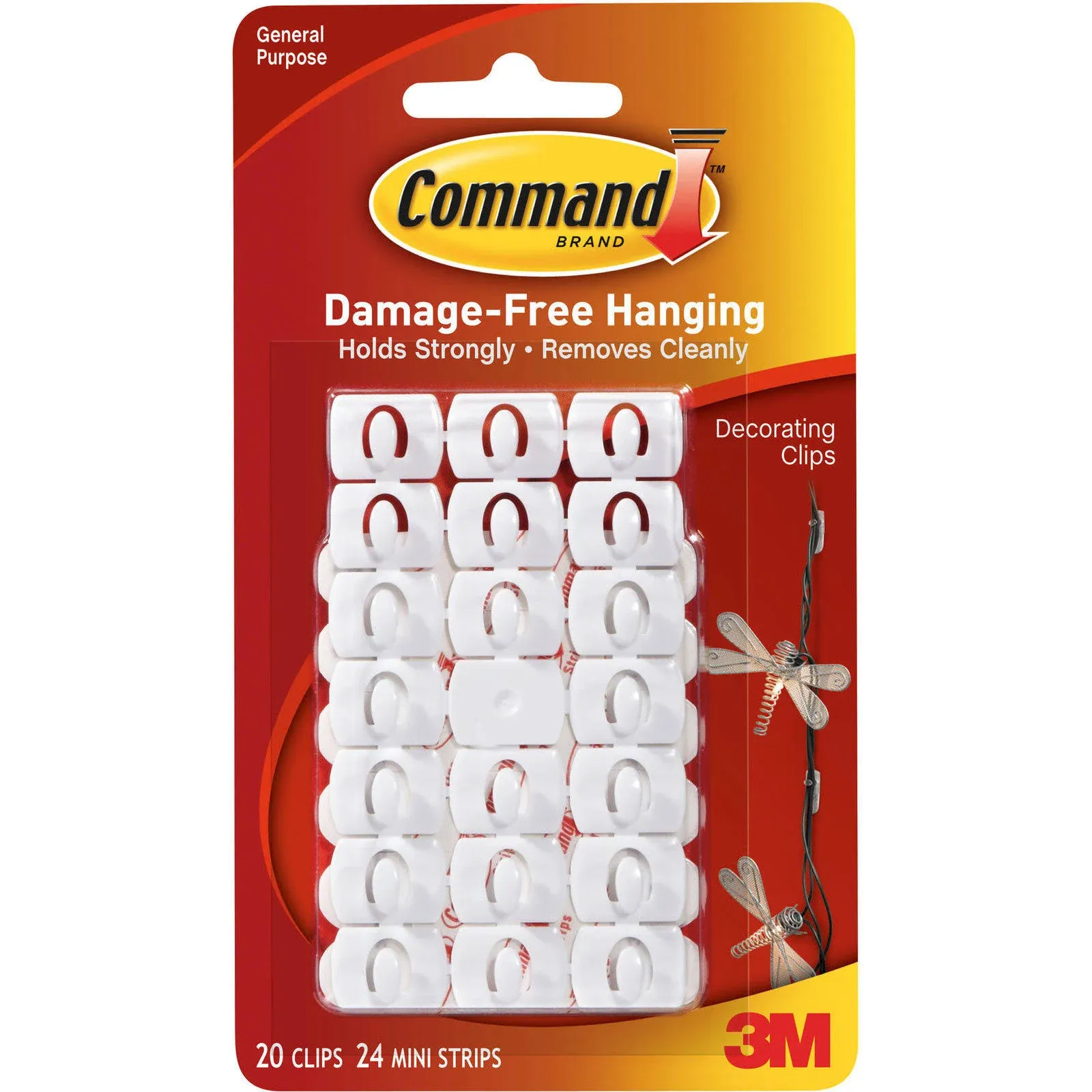 Command 17026clr-es Decorating Clips