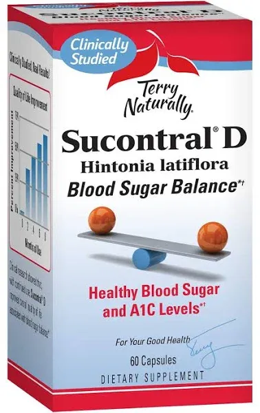 Terry Naturally Sucontral D - Blood Sugar Balance, 60 Capsules