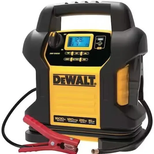 DEWALT DXAEJ14-Type2 Digital Portable Power Station Jump Starter, Air Compressor