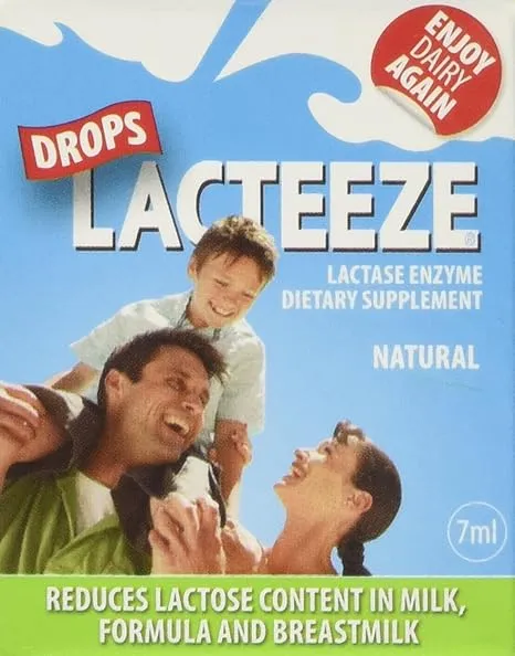 Lacteeze Drops 7 ml Liquid Enzyme