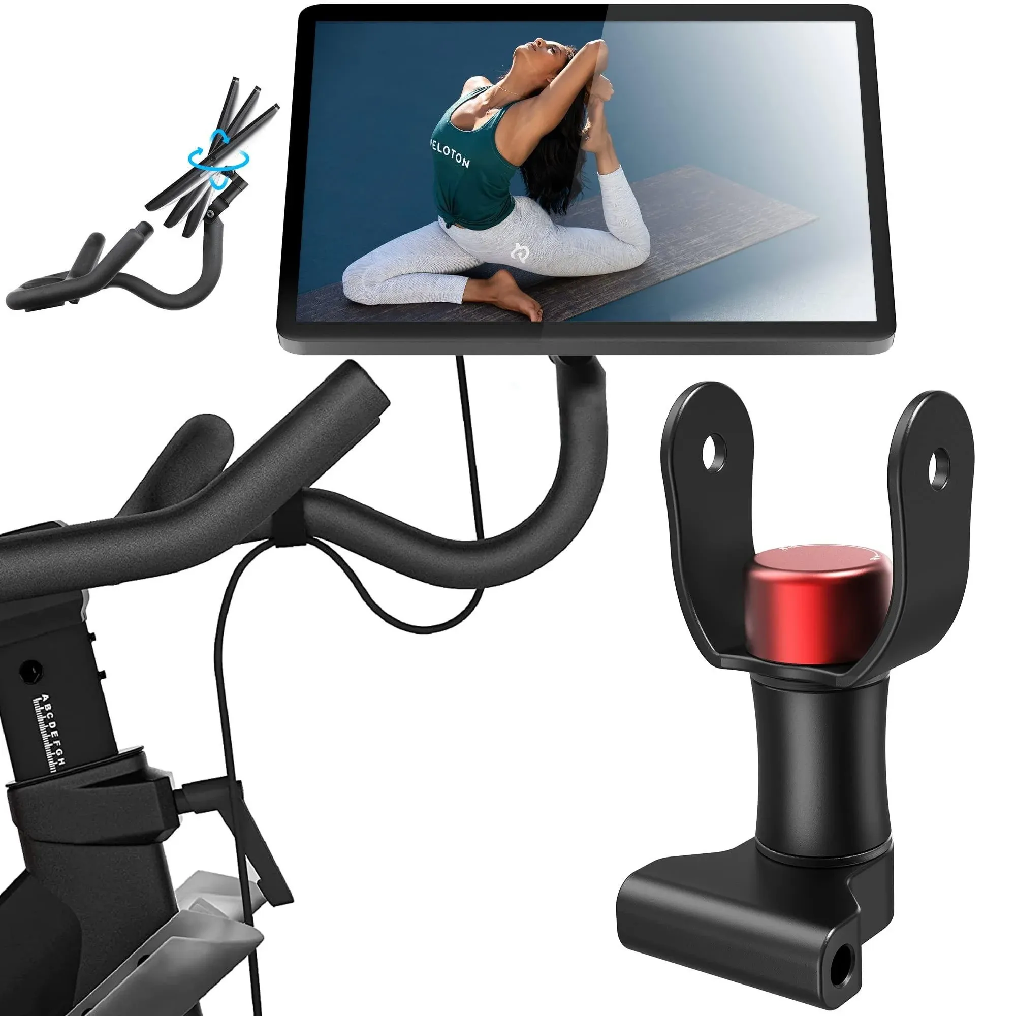 360 ° Rotate Screen Monitor Adjuster for Peloton Bike Up&Down Tilt Peloton Bike ...