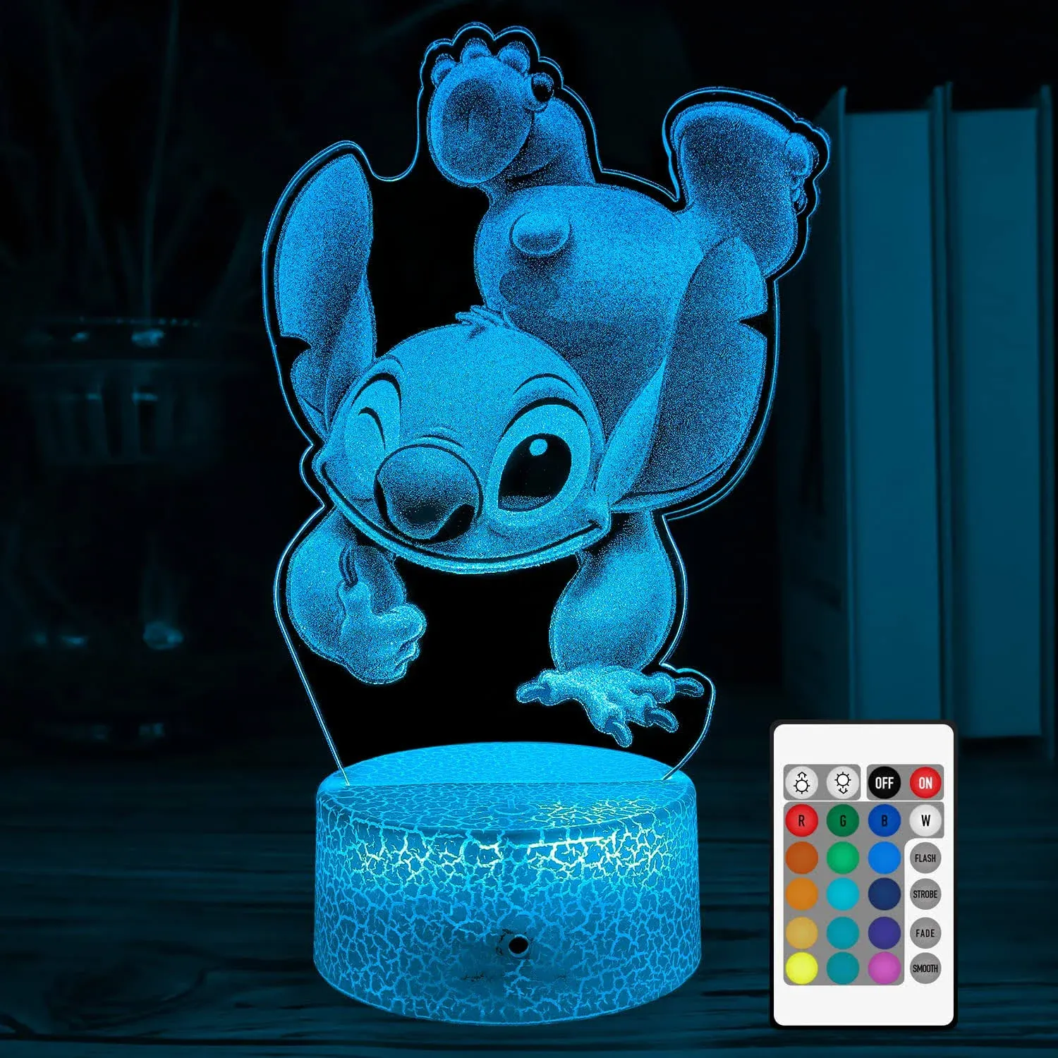 Stitch Gifts for KidsStitch Night Light with Remote &amp; Smart Touch7 Colors + 1...