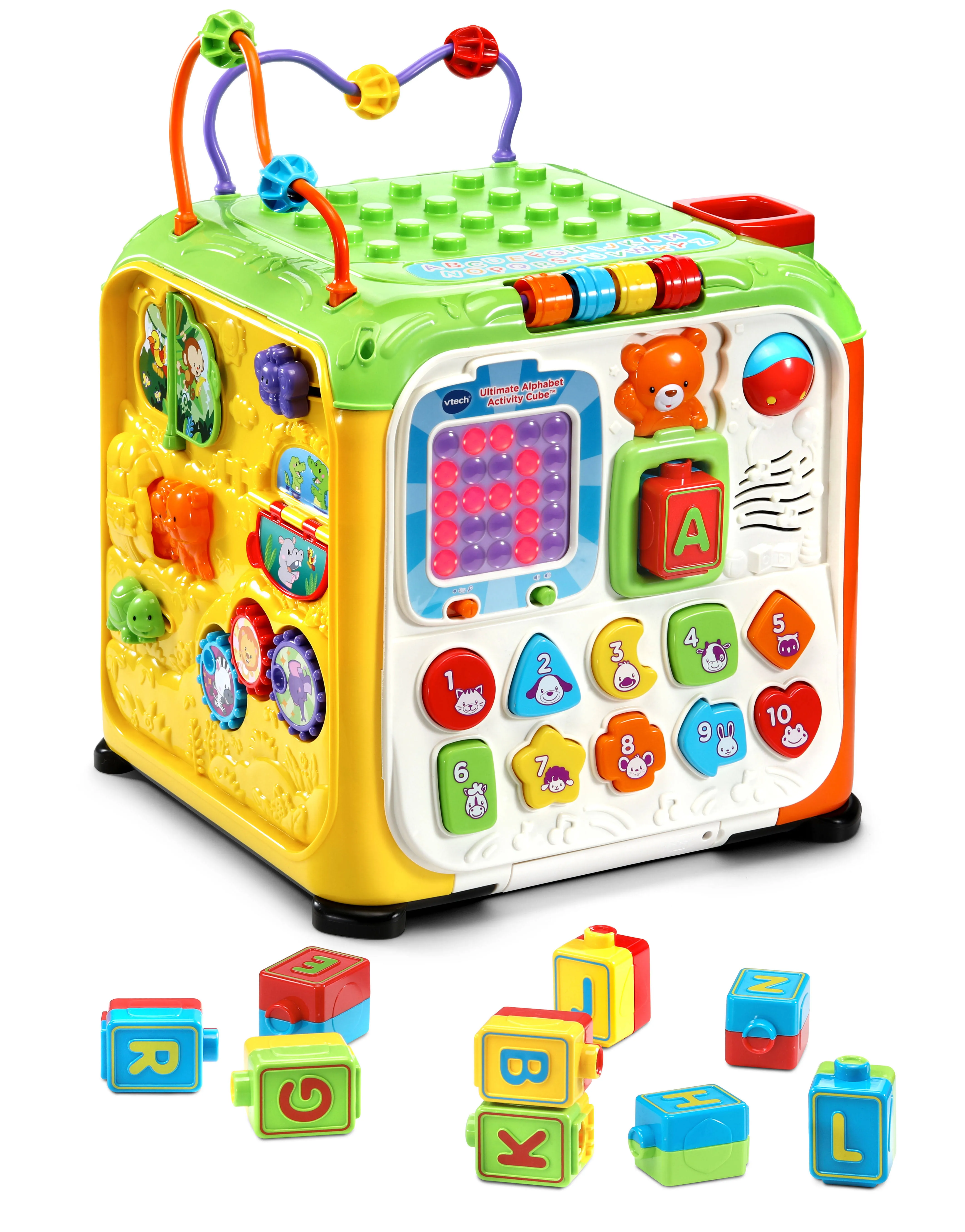 VTech Ultimate Alphabet Activity Cube, Green, 12 months to 60 months, 1 piece