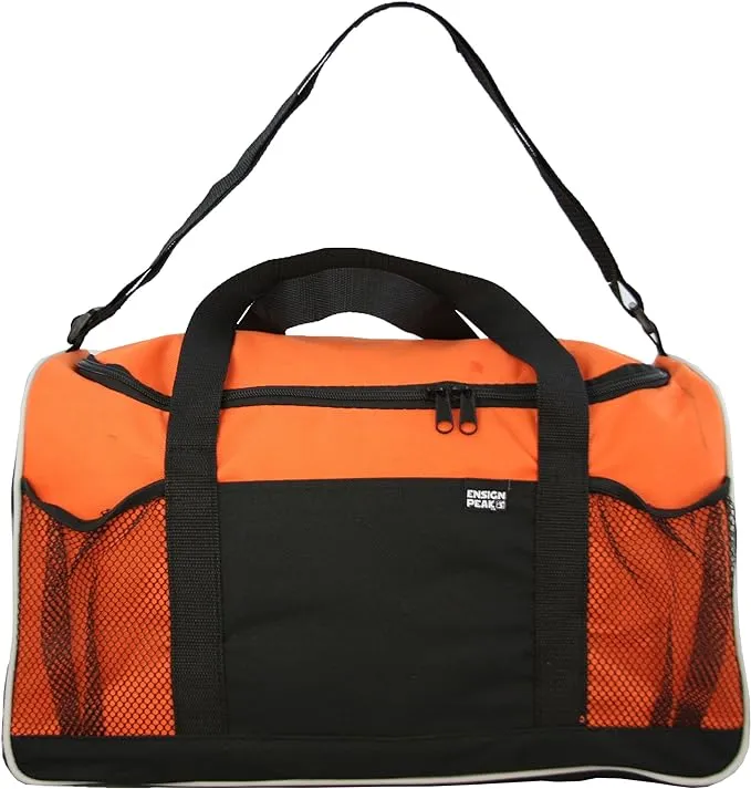 Ensign Peak Everyday Duffel Bag with Adjustable Shoulder Strap and Mesh Pockets