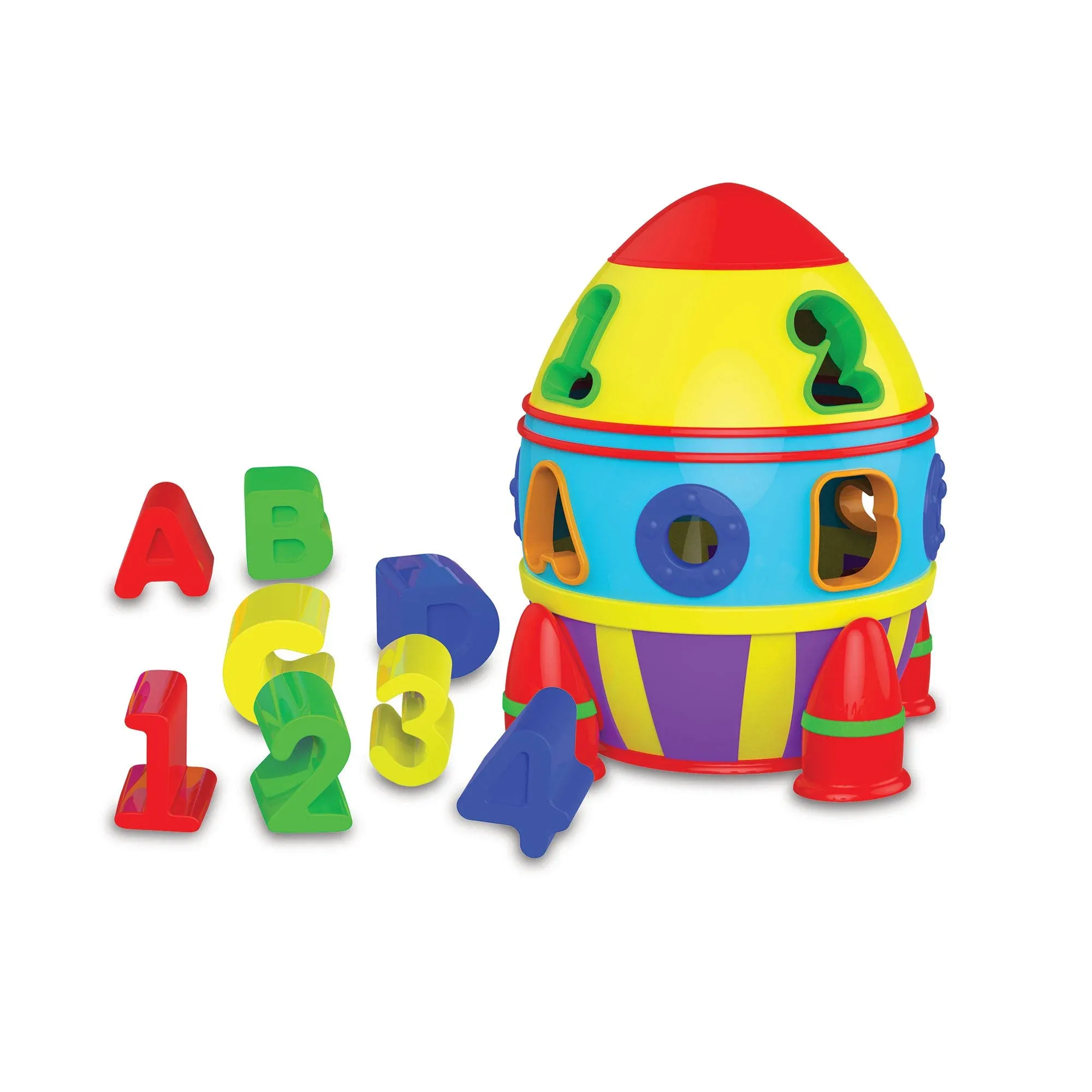 Learning Journey Rocket Shape Sorter