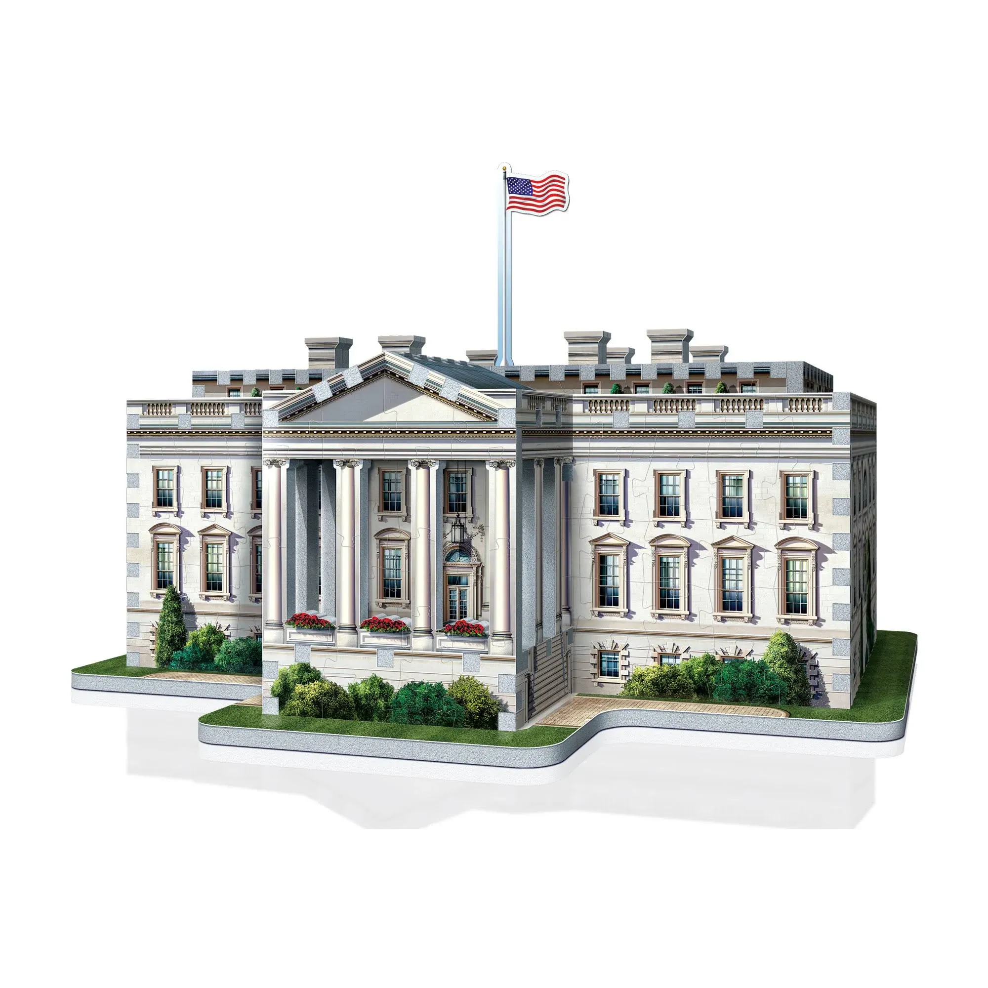 WREBBIT 3D The White House - 3D Jigsaw Puzzle (490 pieces) (W3D-1007)