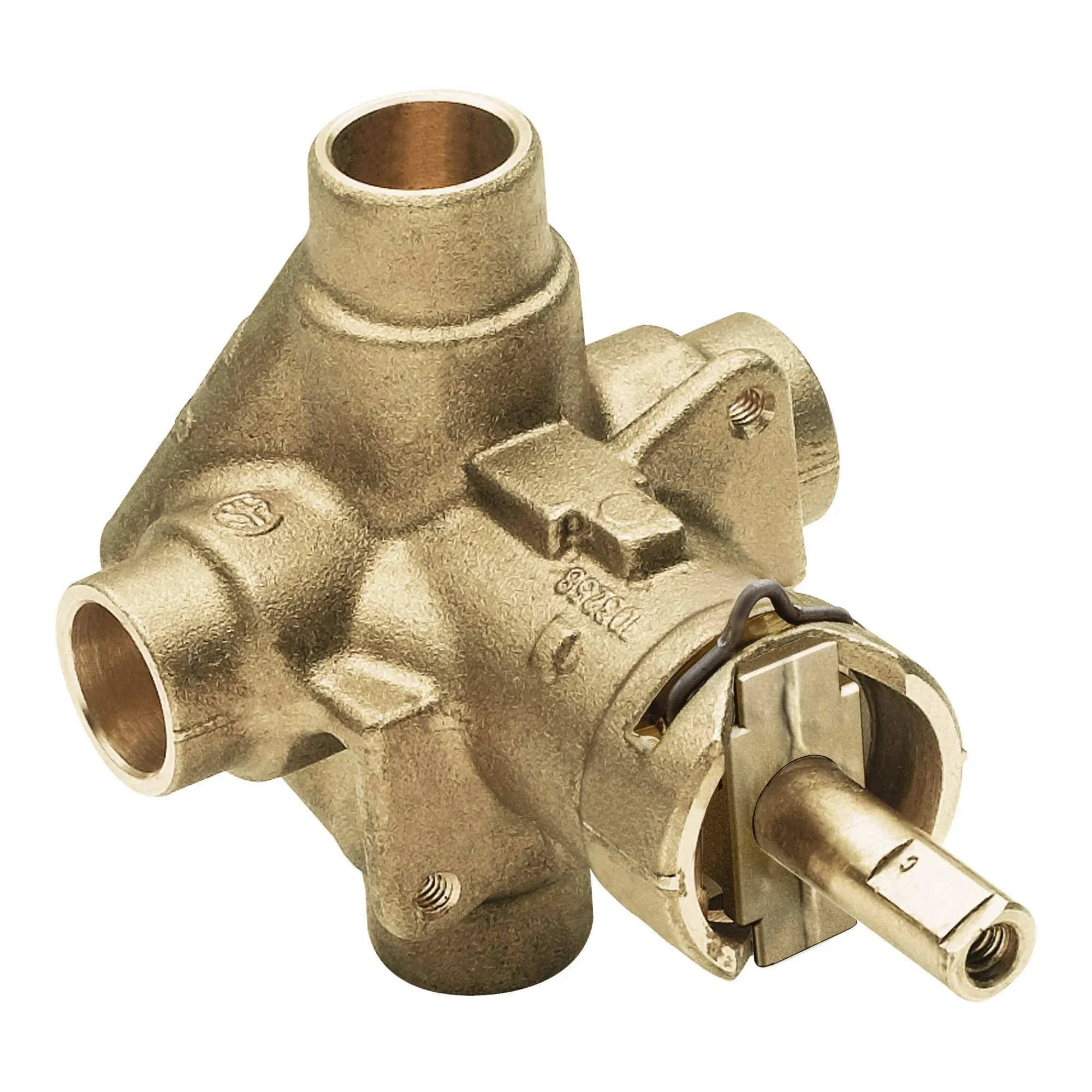 Brass Rough-In Posi-Temp Pressure-Balancing Cycling Tub and Shower Valve - 1/2 in. CC Connection