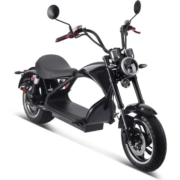 MotoTec - Lowboy 60V 20Ah 2500W Lithium Electric Scooter Black