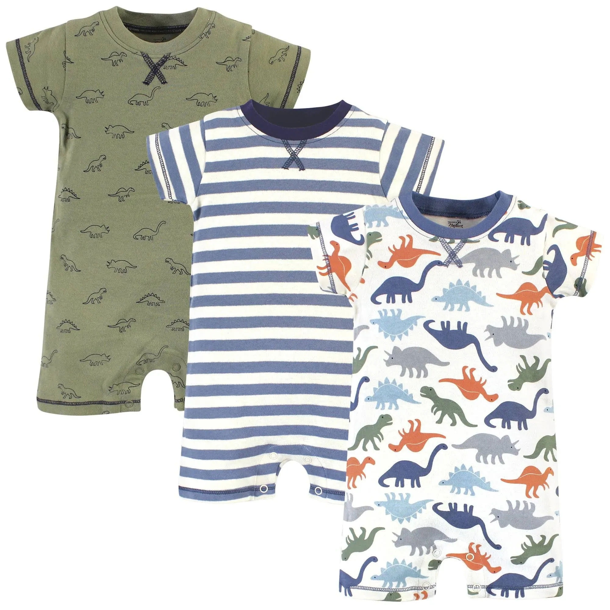 Touched by Nature baby-boys Organic Cotton Rompers