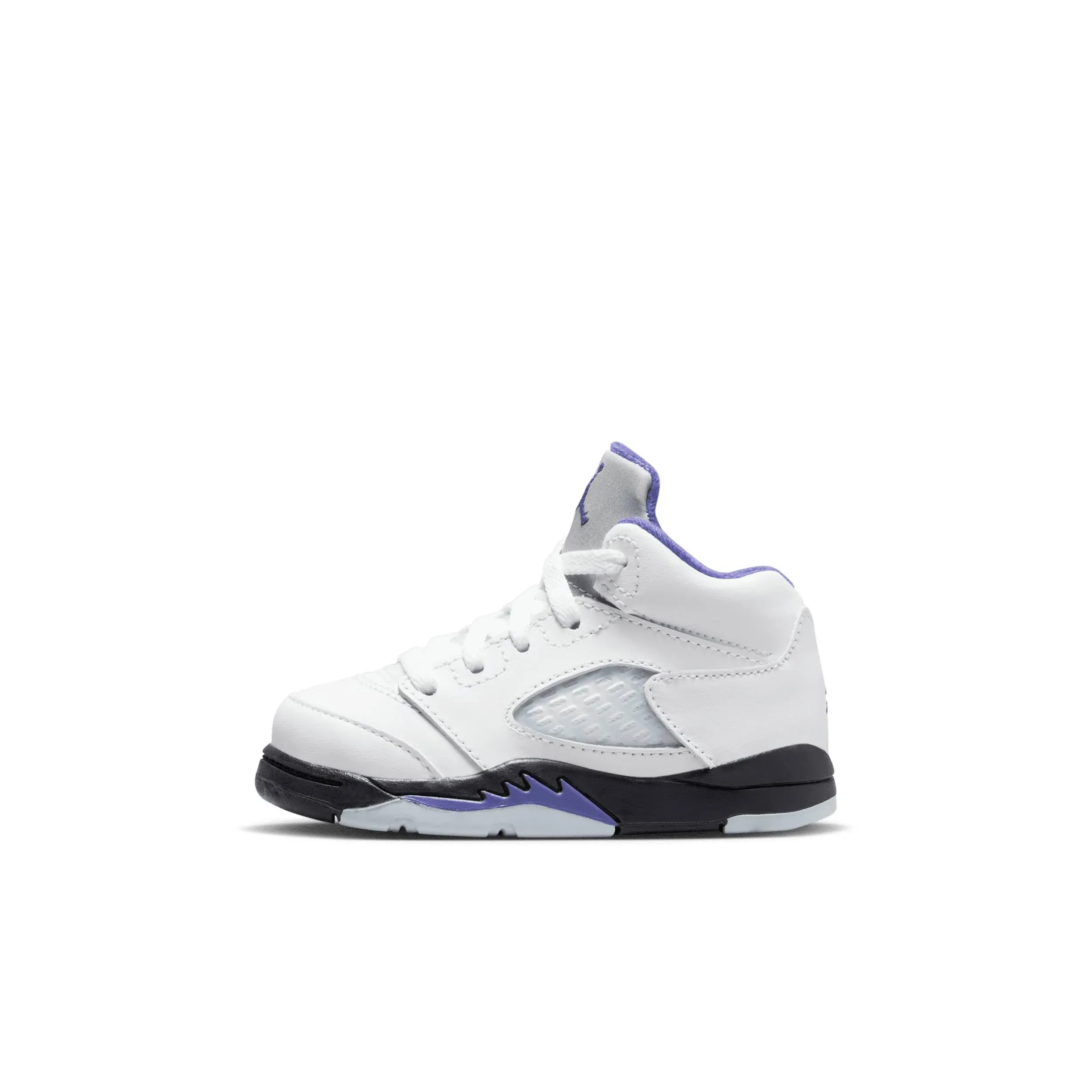 Jordan 5 Retro (Infant/Toddler) White/Dark Concord/Black / 6C