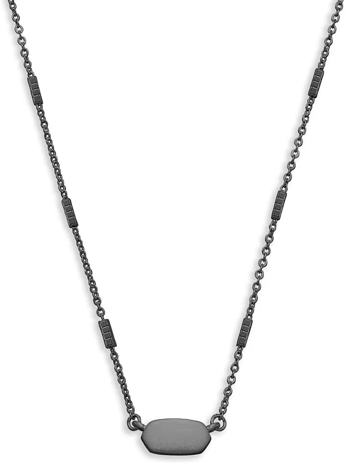 Kendra Scott Fern Necklace Gunmetal