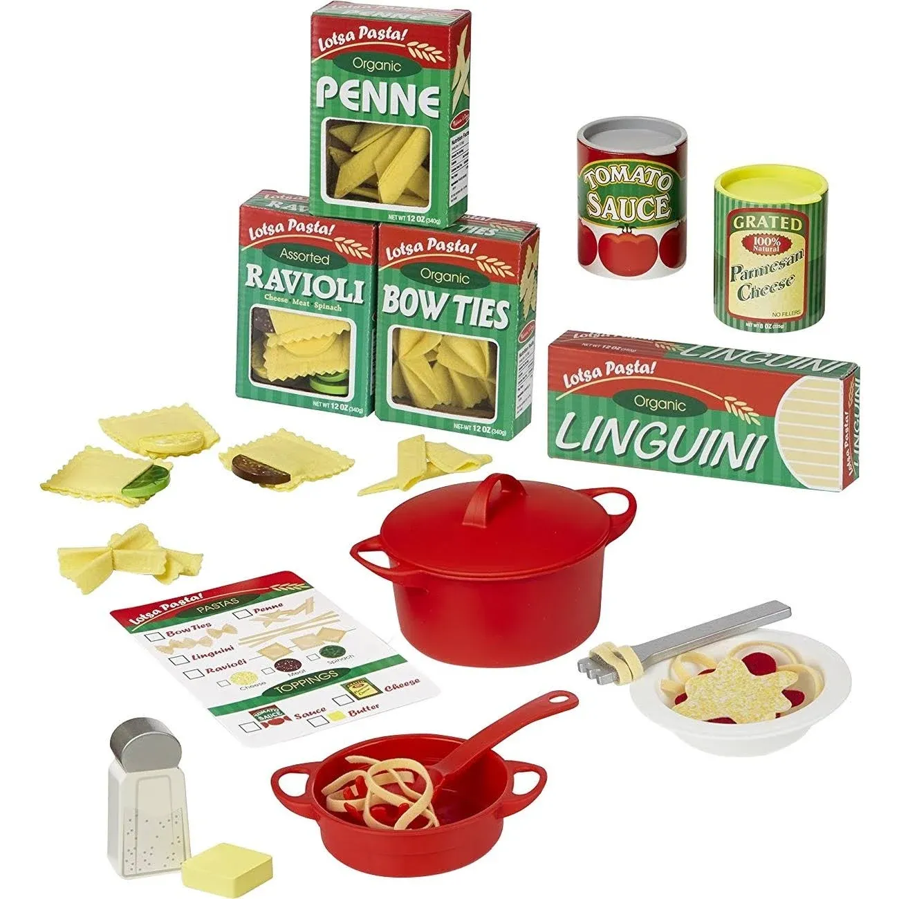 Melissa Doug Prepare Serve Pasta Set