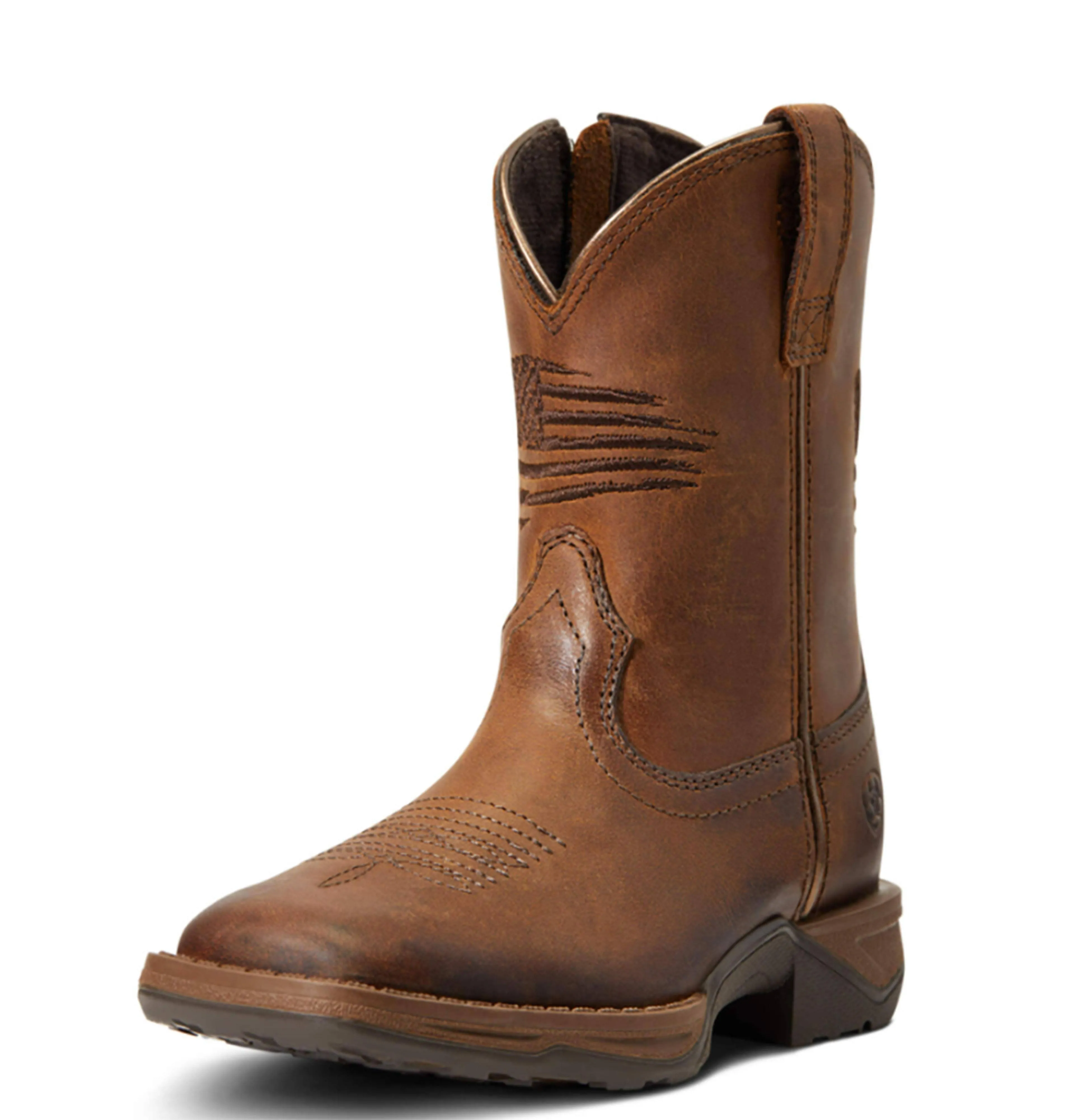 Ariat Anthem Patriot Western Boot Distressed Brown 9 K