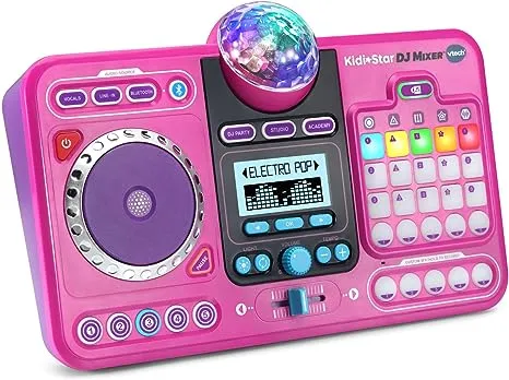 Mixer Para DJ Con Tarjeta De Sonido Espectaculo De Luces Integradas Para Fiestas