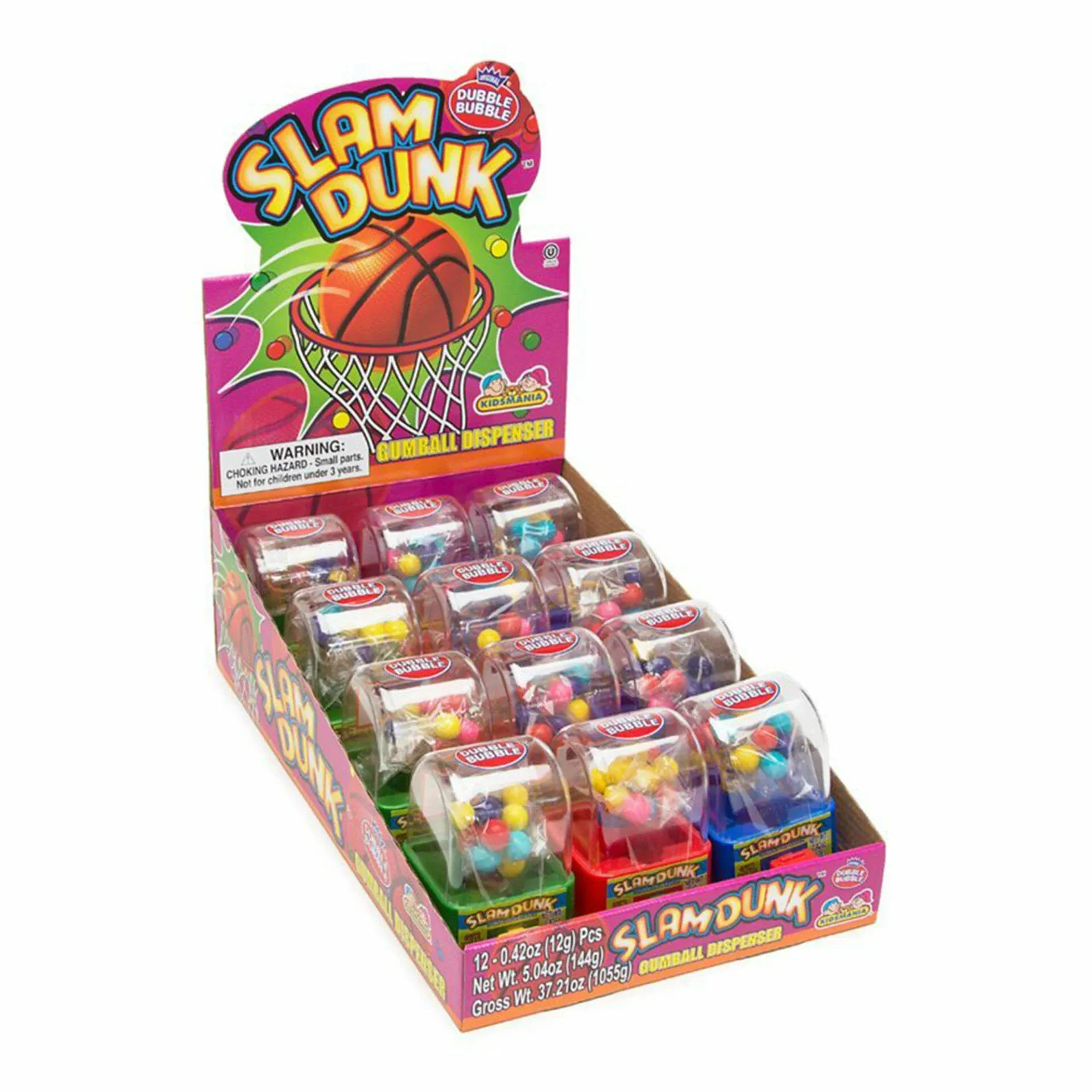 Dubble Bubble Slam Dunk Gumball Dispenser