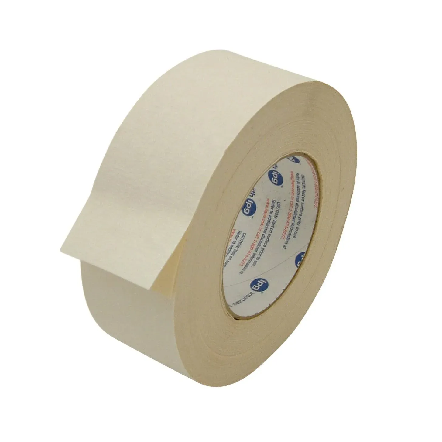 Intertape 591 Double Sided Flatback Paper Tape: 2 in x 36 yds. (Beige)