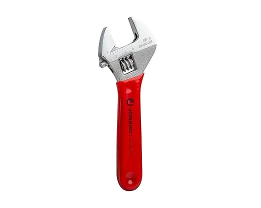 Adjustable Wrench 4" with Extra Wide Jaws