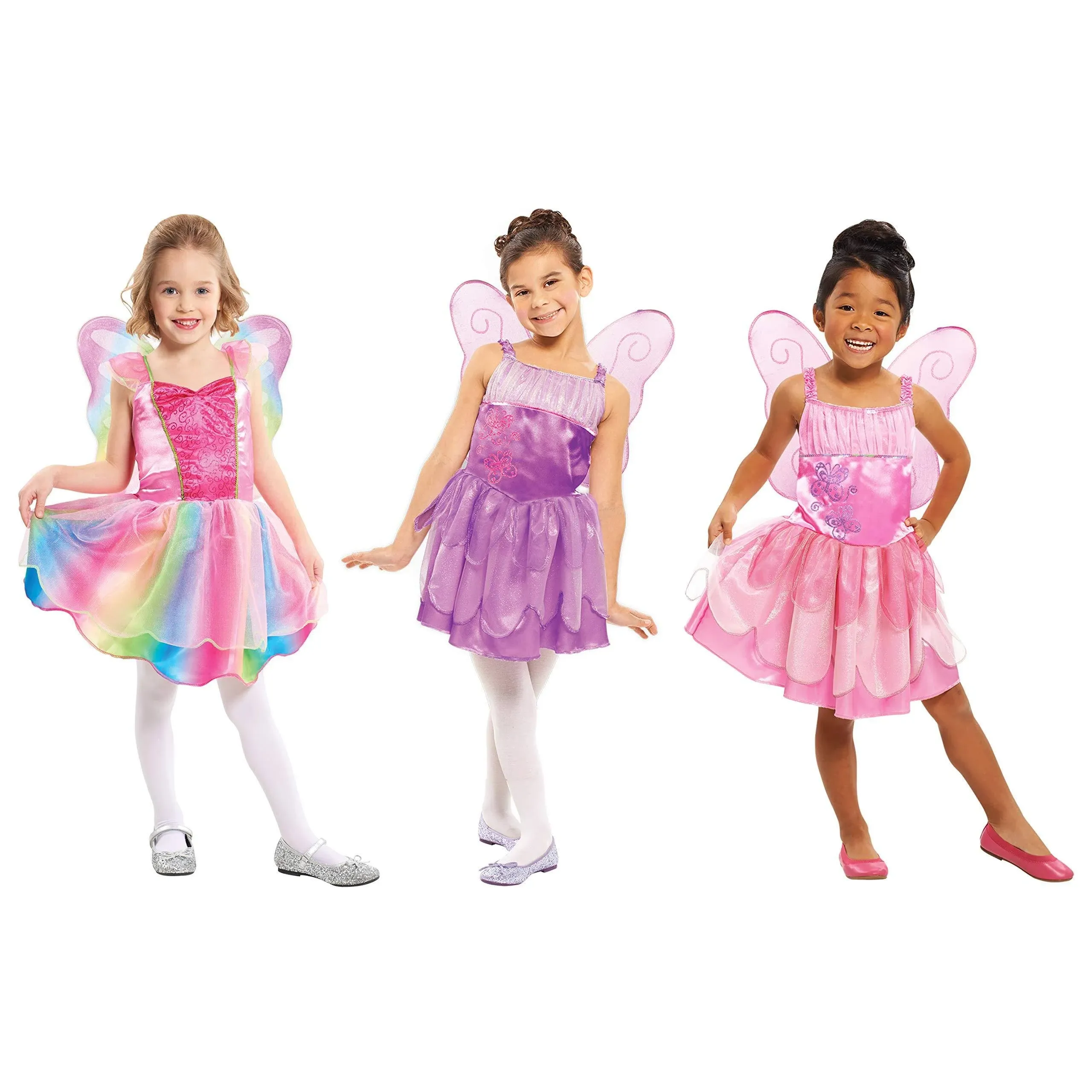 Just Play Sweet Fairytales 3 Fairy Dresses, Multicolor 