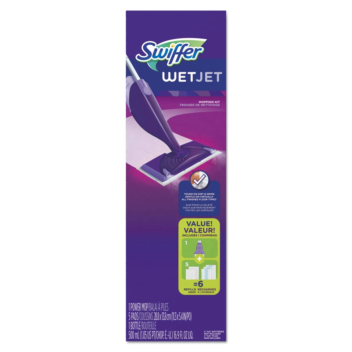 Swiffer WetJet Hardwood Floor Spray Mop Starter Kit (Pack of 2)