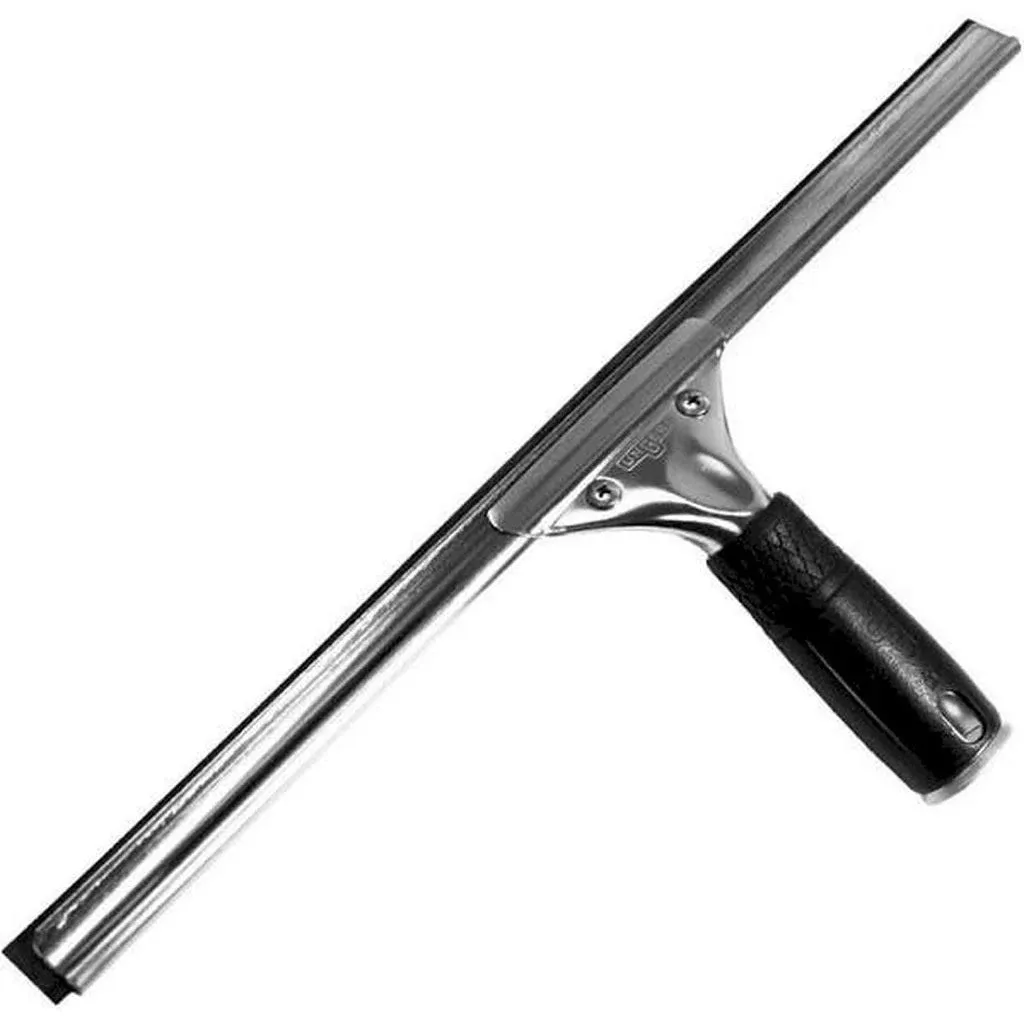 Unger 16 in. Stainless Steel Window Squeegee with Rubber Grip