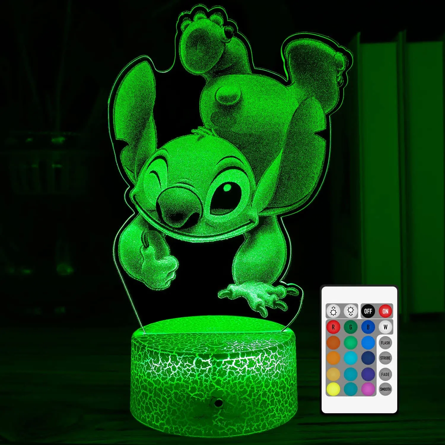 Stitch Gifts For Girls Stitch Night Light With Remote &amp; Smart Touch 16 Colors Ch