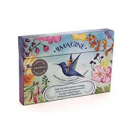 Meditation Cards for Kids - Award-Winning Mindfulness kit of XL Cards with Calming Guided Meditations for Empowerment, Focus and Relaxation. Great for Parents, Teachers and Therapists.