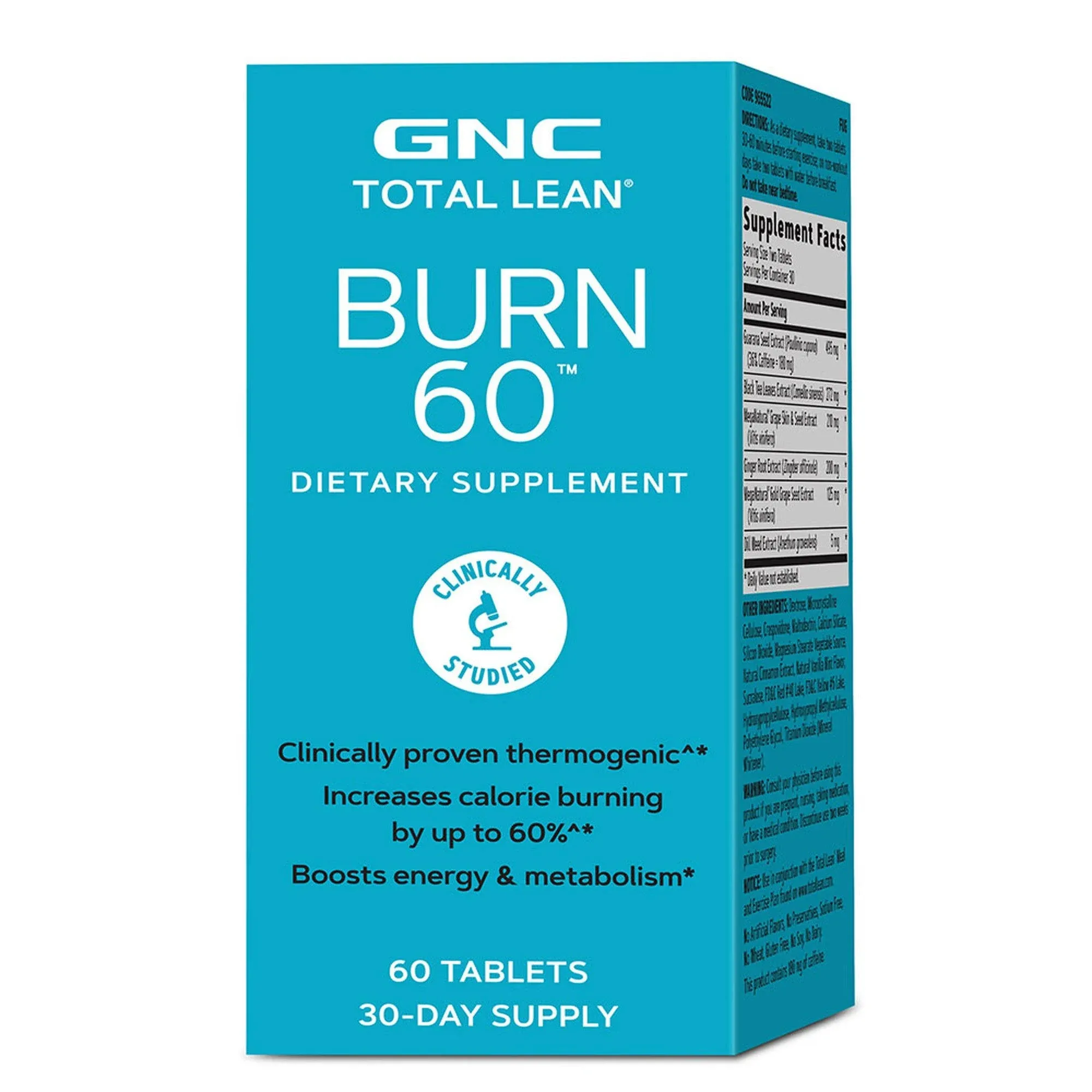 GNC Total Lean Burn 60, Tablets - 60 tablets