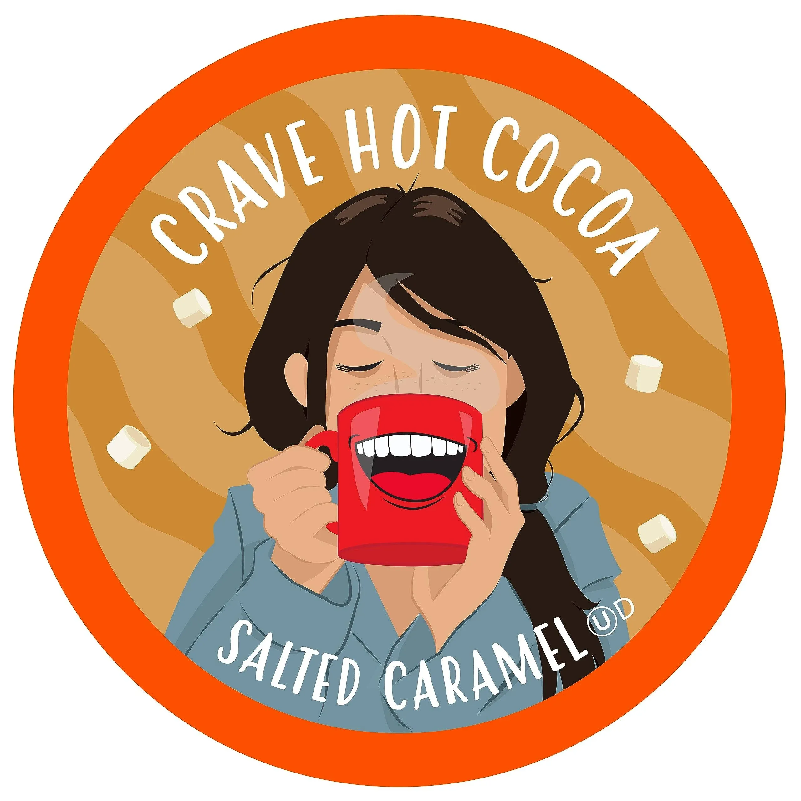 Hot Chocolate Flavored Pods,Keurig 2.0, Salted Caramel, 40 Count