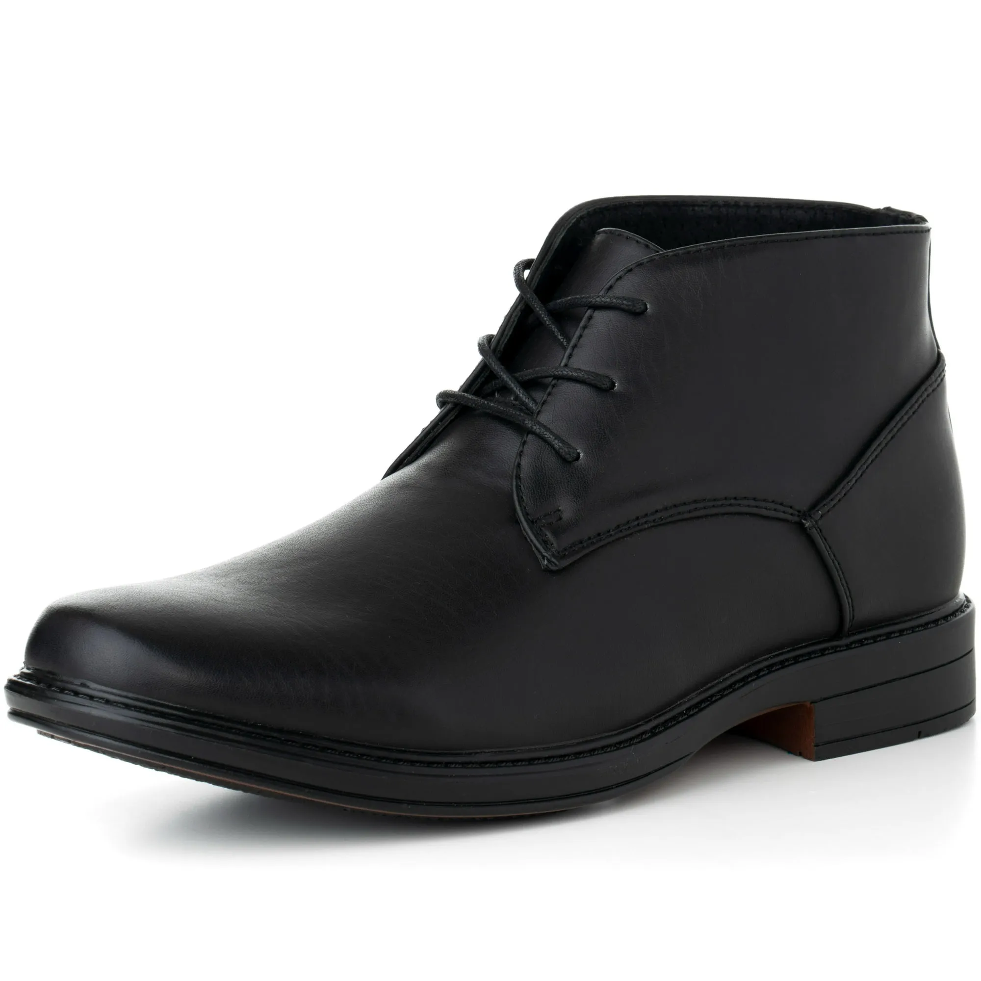 Alpine Swiss Mens Leather Lined Dressy Ankle Boots