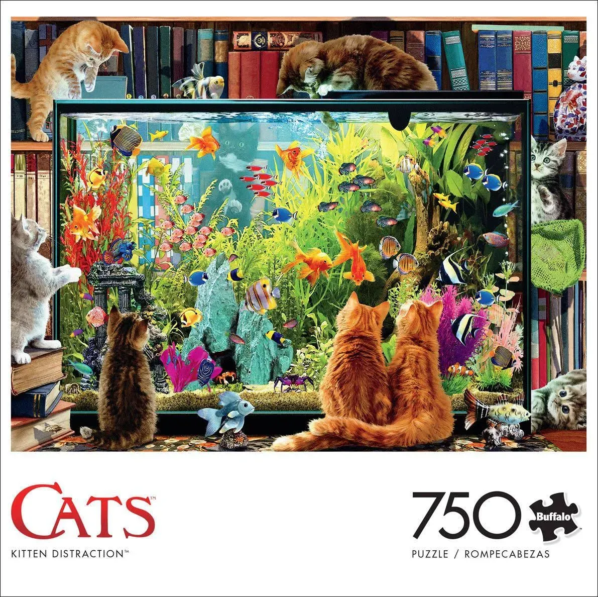 Cats Kitten Distraction 750 Piece Puzzle Buffalo Games