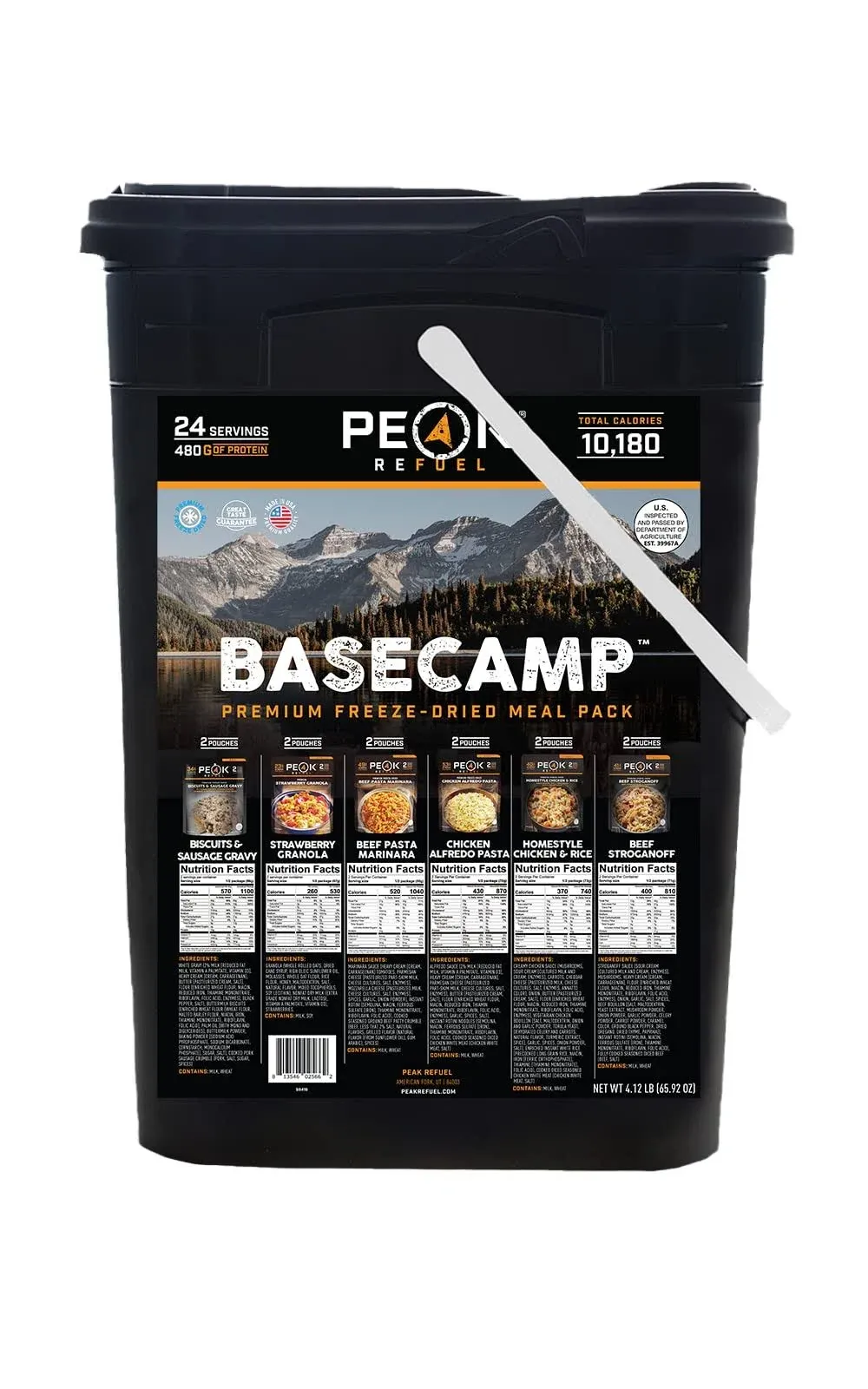 Peak Refuel Basecamp 3.0 Bulk Food Kit