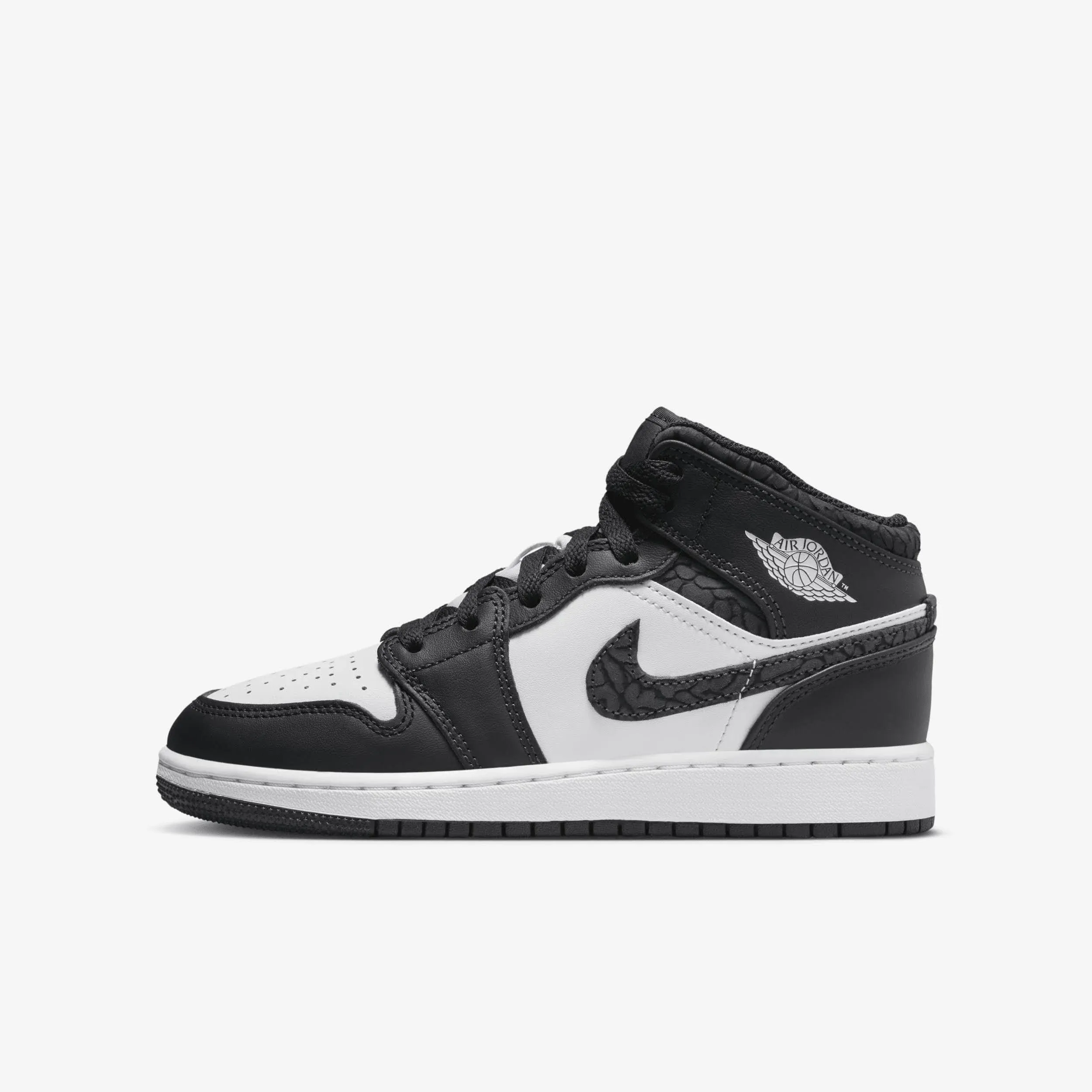 Jordan Air 1 Mid SE Big Kids' Shoes Black