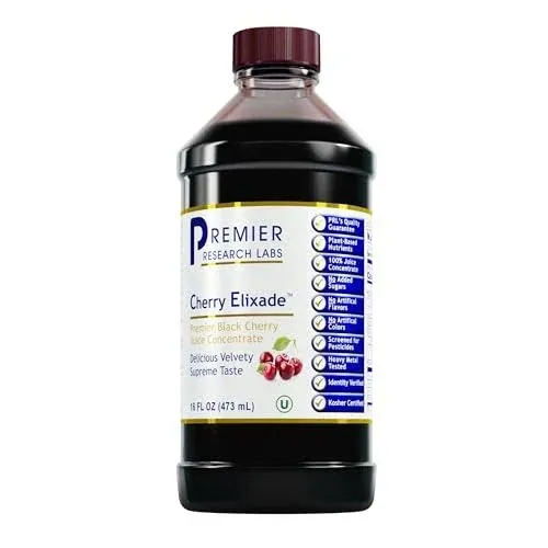 Premier Research Labs Cherry Elixade - Natural Energy Support - Quality Black ...