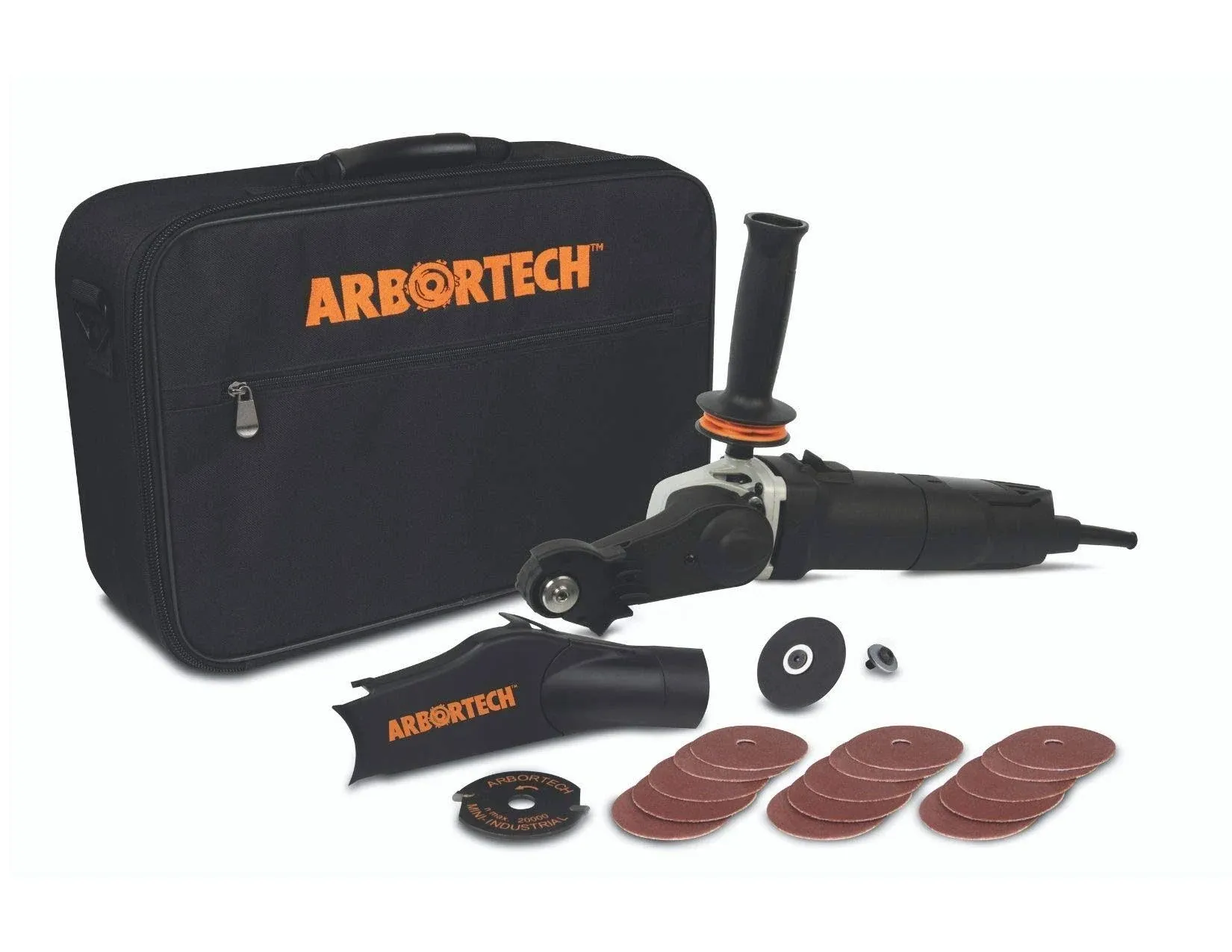 ARBORTECH Mini Carver | Ø 50 mm Mini Angle Grinder Wood Carving Kit | MIN.FG.900.20