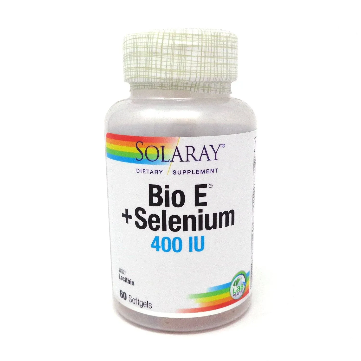 Solaray Bio E with Selenium 60 Softgels