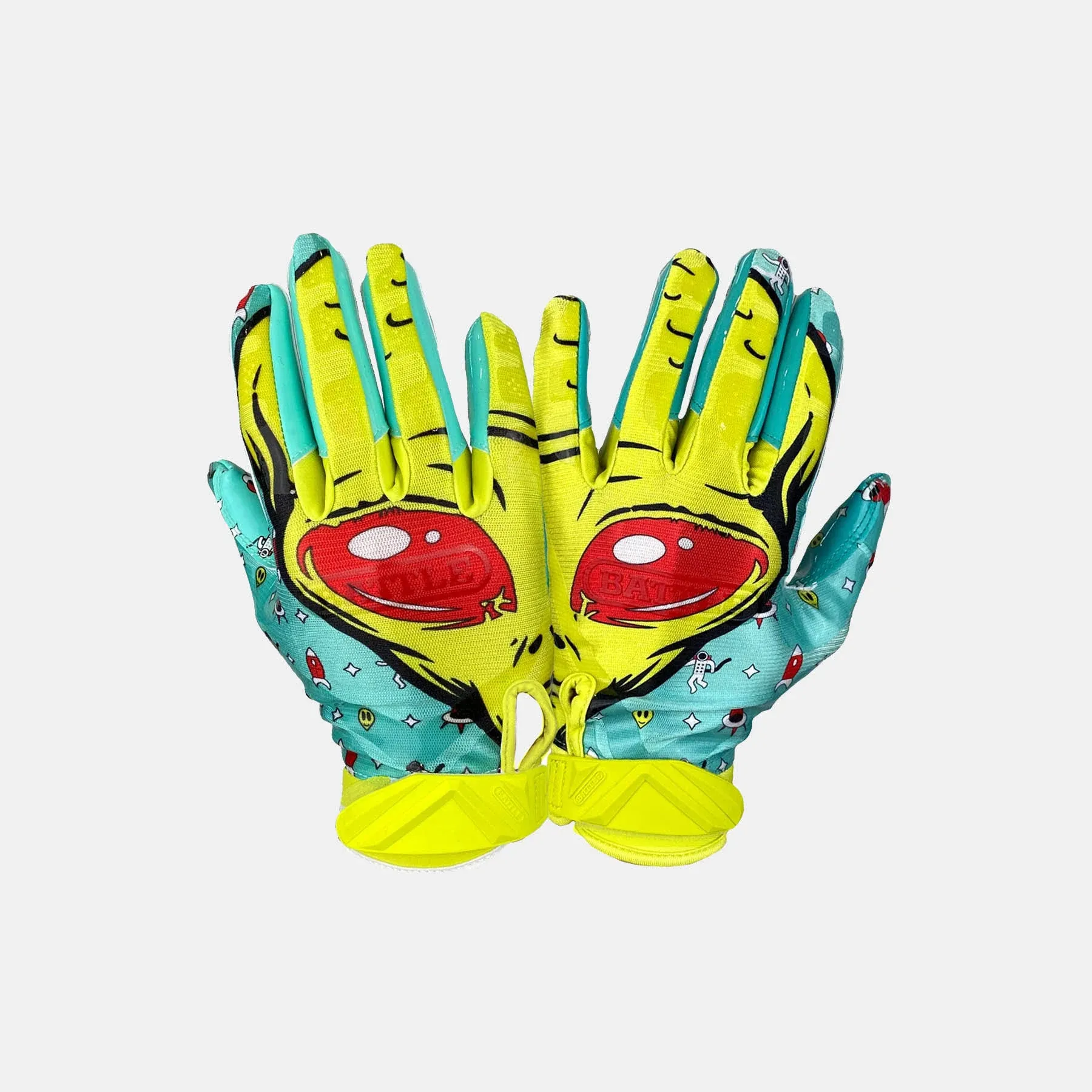 Battle Sports Alien Adult Football Receiver Gloves