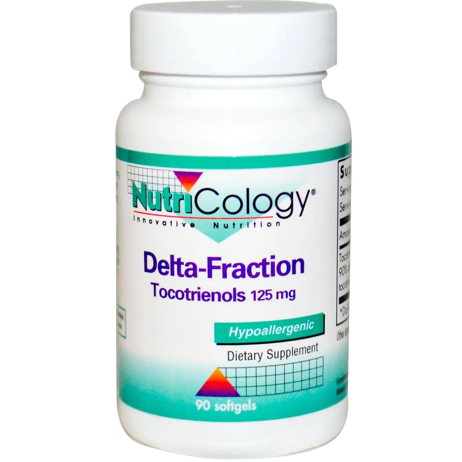 Nutricology - Delta-Fraction Tocotrienols 125 mg - 90 Softgels