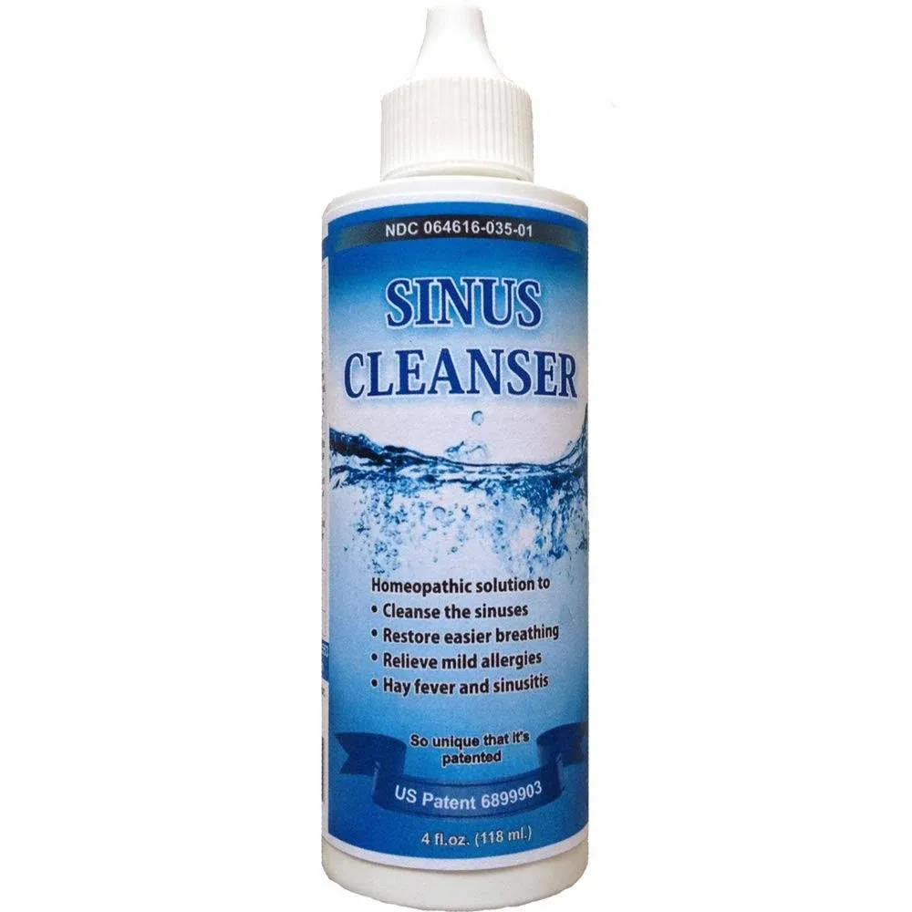 Sinus Cleanser - Natural Nasal Cleaner for Allergies, Congestion Relief, Stuffy ...