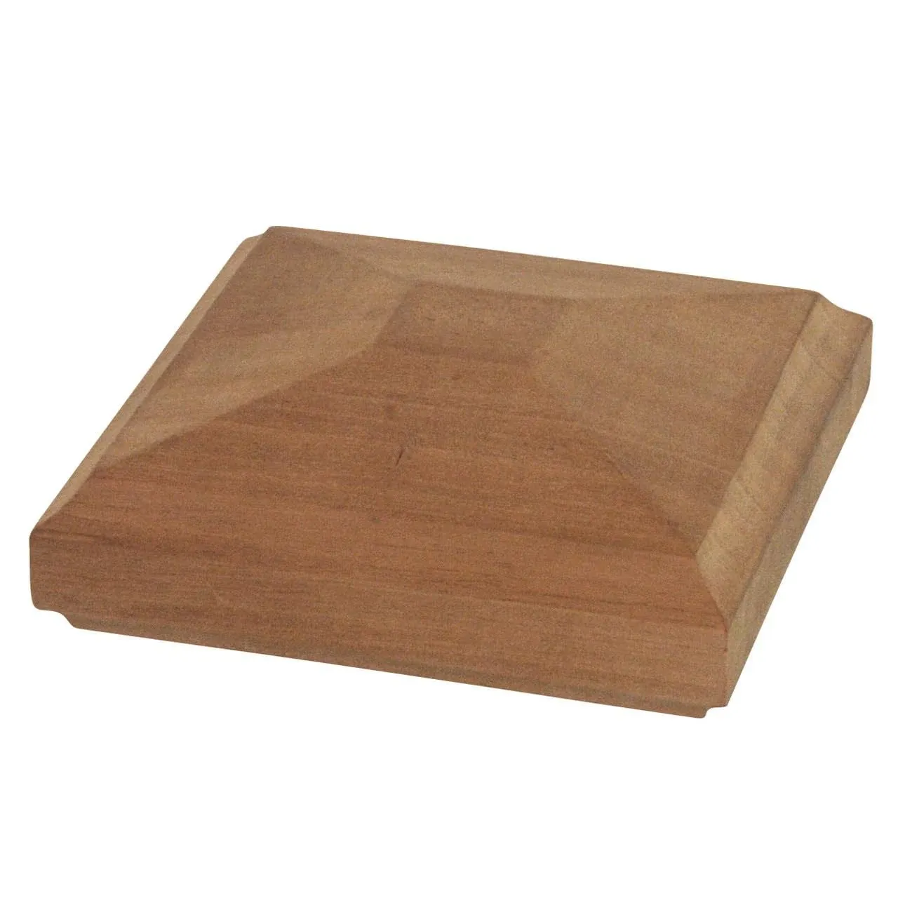 Copper Tops USA Wood Pyramid Post Cap - 4x4, 5x5, 6x6, 4x6 4x4 Post Measuring 4 1/8 (PYTB0414M)