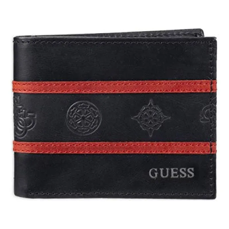 GUESS Men's Leather Slim Bifold Wallet