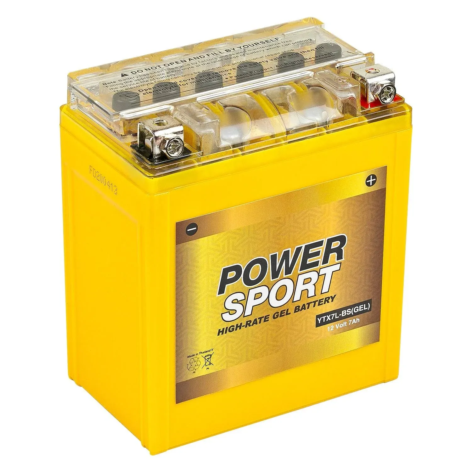 ExpertPower Ytx7L-Bs 12V 7Ah Motorcycle Gel Battery