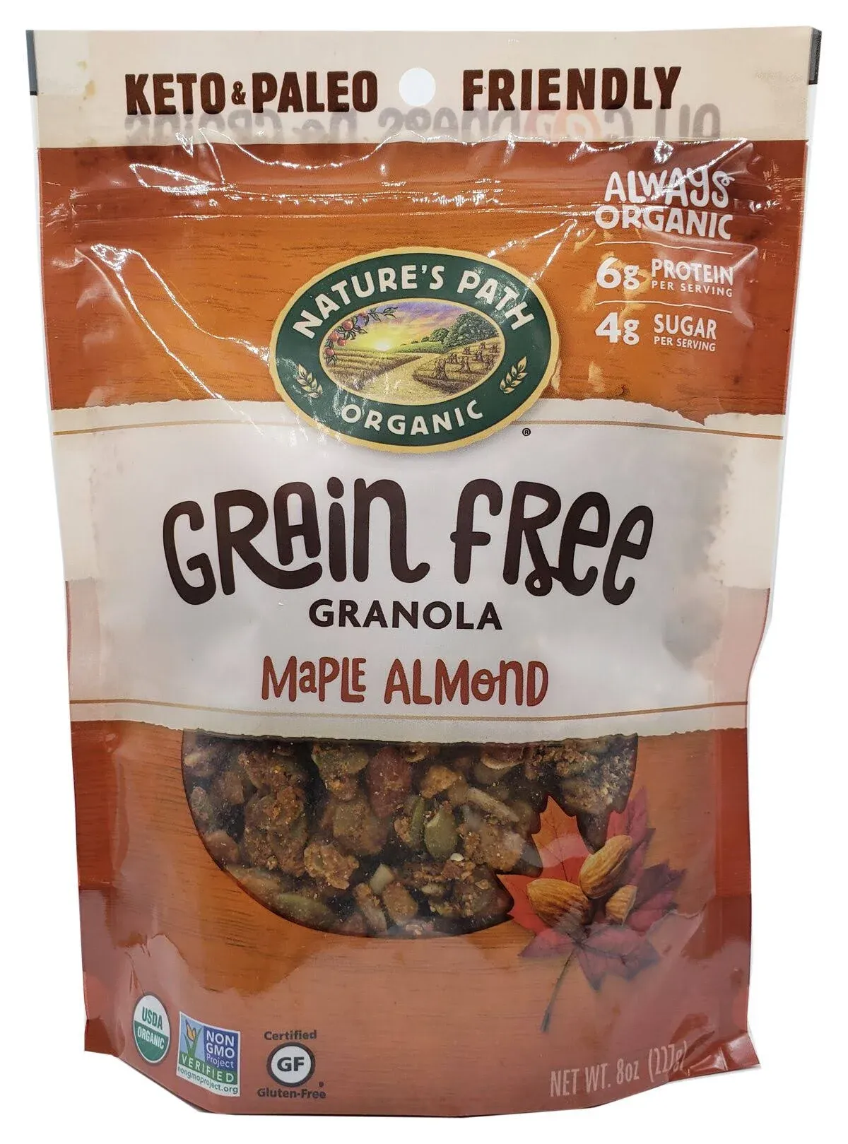 Nature's Path - Grain Free Granola Maple Almond, 8 Oz