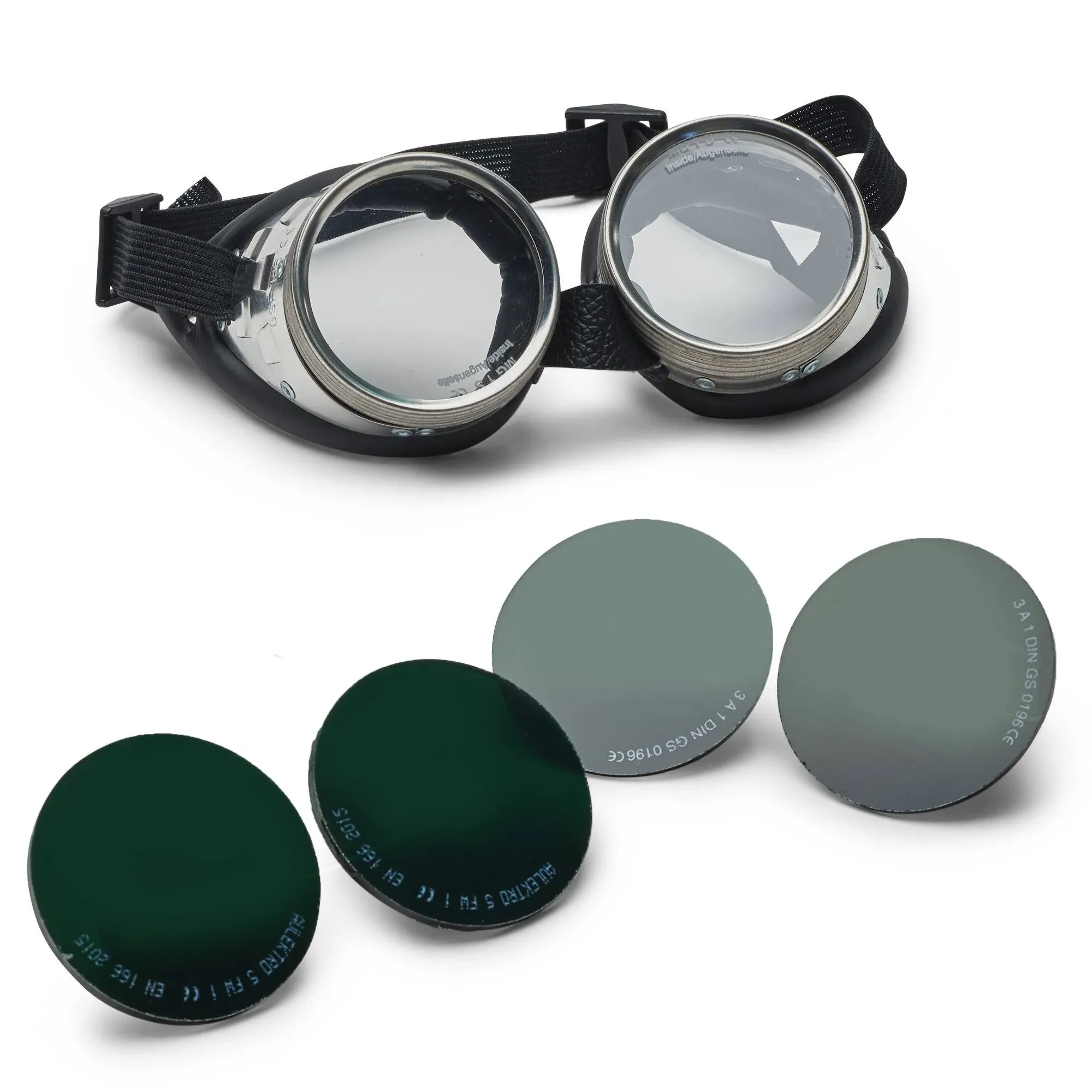 Premium Multi-Purpose Goggles Set - Shatterproof German Lenses - Aluminum Frames