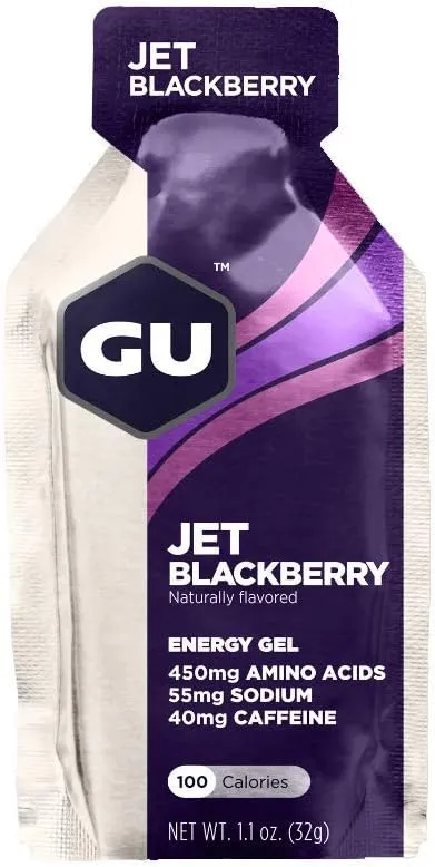 GU Energy Gel 24 Box Jet Blackberry