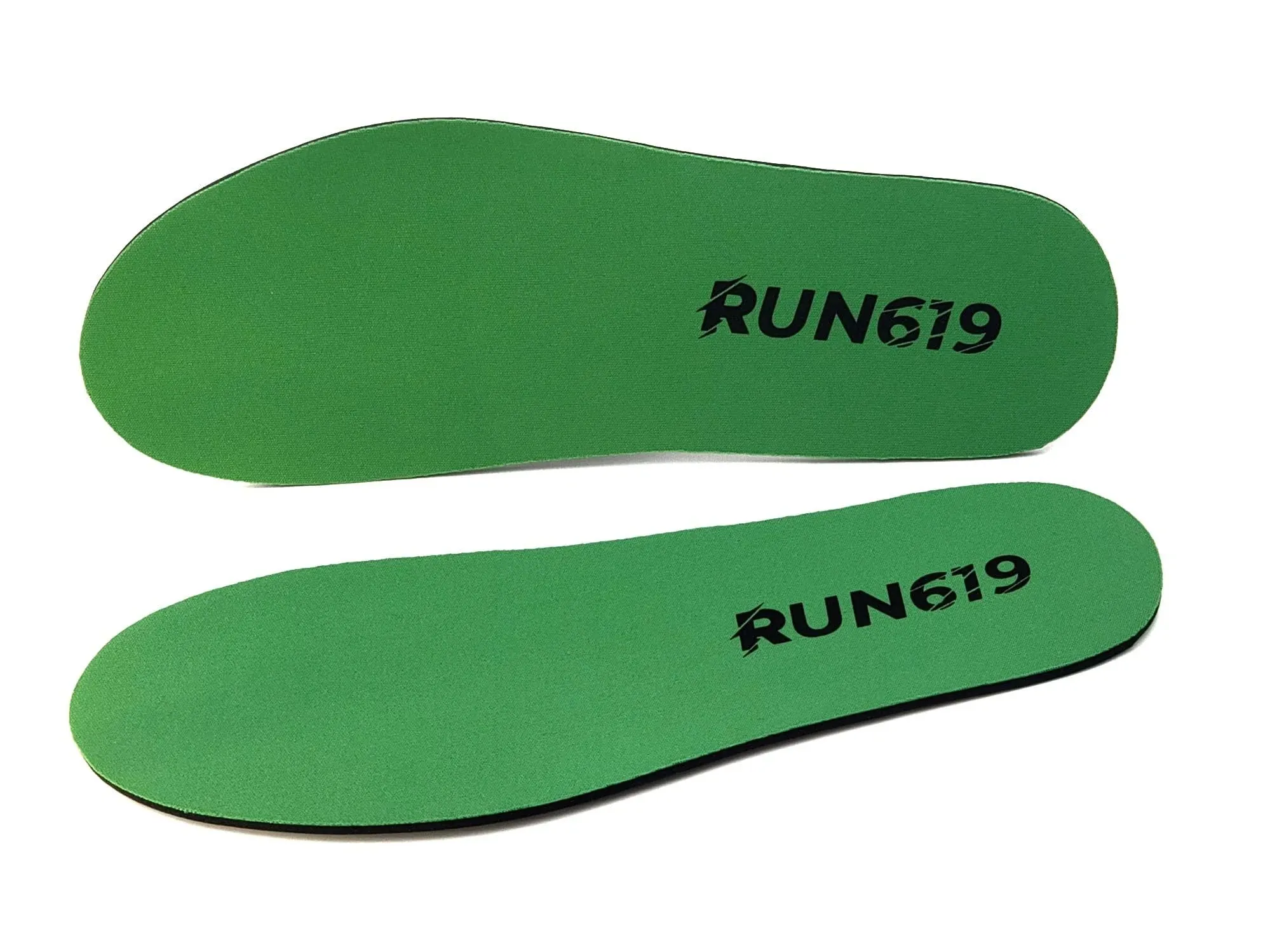 RUN619 Zero Drop Wide Shoe Insoles - Thin Flat Firm Shoe Inserts w/No Arch Support - Foot Forming - Firm EE Width 3mm Insoles (Size G - Men's 14)